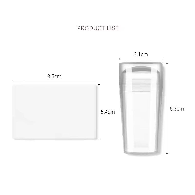 2.8cm Nail Stamper Set Jelly Head With Scraper Nail Art Template Print Silicone Stamping Plate Tools Manicure Accessories & E-986