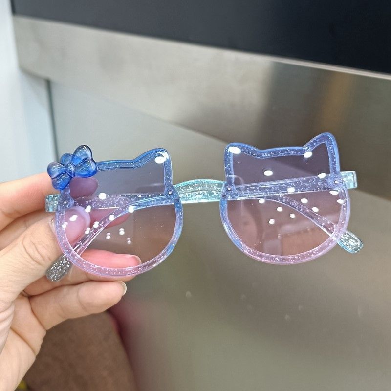 Kids Summer Cute Kitten Sunglasses Arched Acrylic Outdoor Sunscreen Baby Sunglasses Girls Classic Kids Boys Glasses
FZ-449