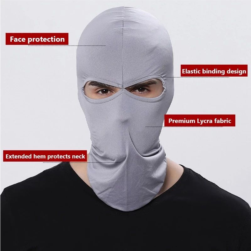 Full Cover Face Mask Cycling Balaclava Motorcycle Bandana Outdoor Sports Hood Summer Sun protection Neck Scraf Riding Headgear FZ-400