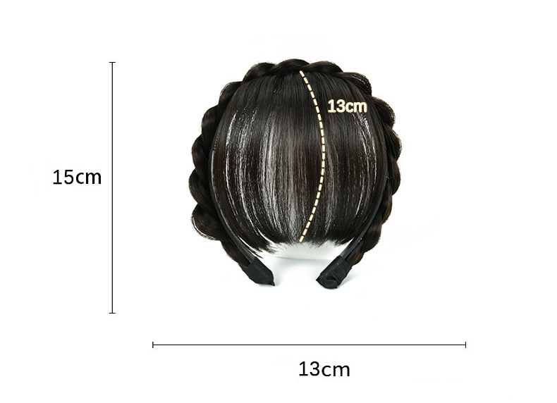 Fake Hair Headband Fringe Wig Bangs Hairband Hair Extension Women Girls Clips In Hair Extension Hair Accessories Hairpiece Clips C-411-1