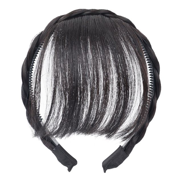 Fake Hair Headband Fringe Wig Bangs Hairband Hair Extension Women Girls Clips In Hair Extension Hair Accessories Hairpiece Clips C-411-1