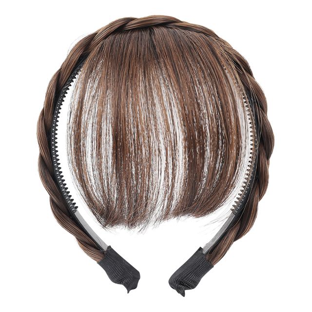 Fake Hair Headband Fringe Wig Bangs Hairband Hair Extension Women Girls Clips In Hair Extension Hair Accessories Hairpiece Clips C-411-1
