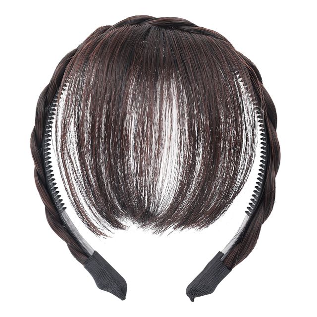 Fake Hair Headband Fringe Wig Bangs Hairband Hair Extension Women Girls Clips In Hair Extension Hair Accessories Hairpiece Clips C-411-1