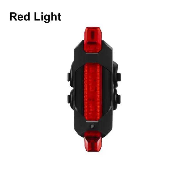 1PC Bicycle Taillight Rechargeable Rear light Bicycle LED USB Tail Safety Warning Bicycle light waterproof Light For Cycling Bicycle E-577