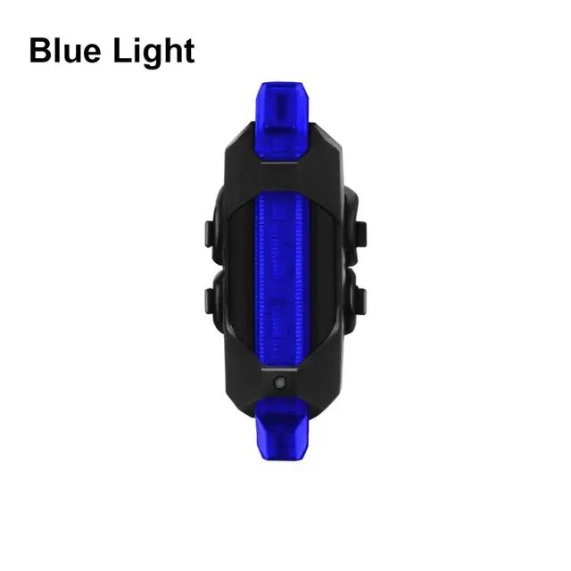 1PC Bicycle Taillight Rechargeable Rear light Bicycle LED USB Tail Safety Warning Bicycle light waterproof Light For Cycling Bicycle E-577