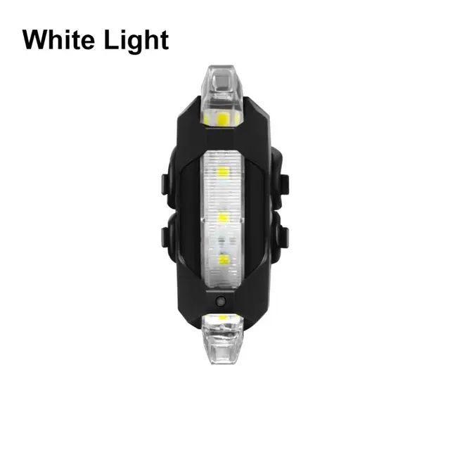 1PC Bicycle Taillight Rechargeable Rear light Bicycle LED USB Tail Safety Warning Bicycle light waterproof Light For Cycling Bicycle E-577