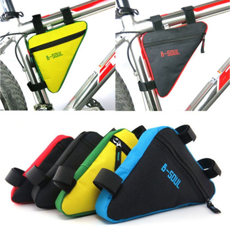 Waterproof Cycling Bicycle Bike Bag Top Tube Triangle Bag Front Saddle Frame Pouch Outdoor O--4--4