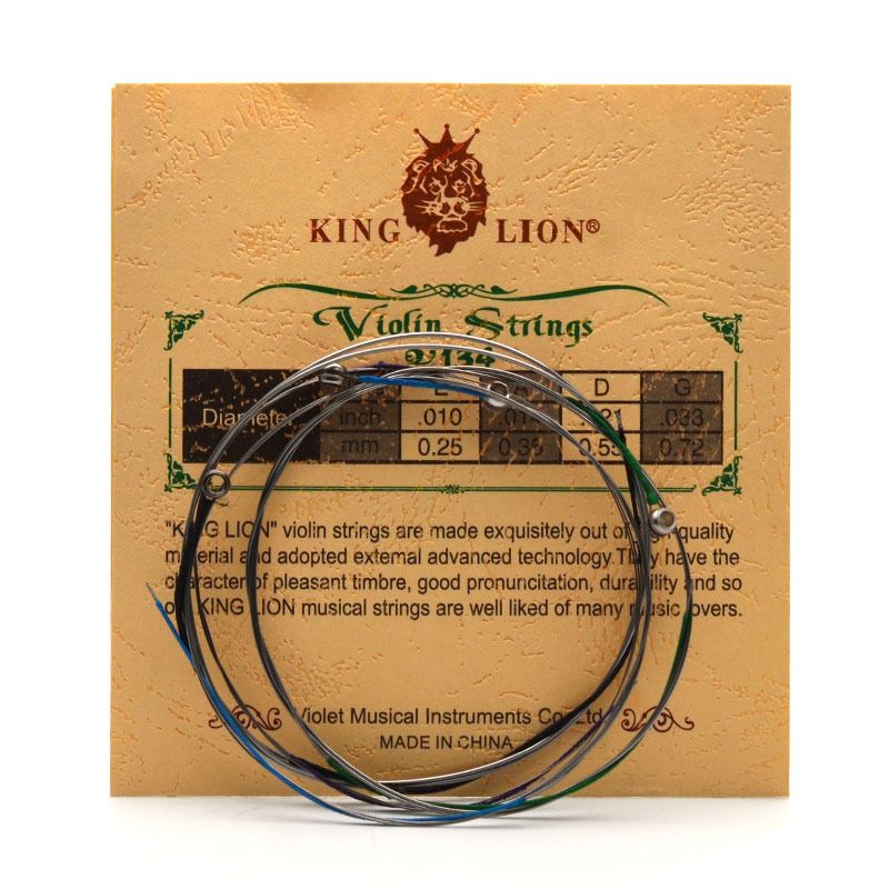 Violin dedicated strings steel core white copper winding set strings for violin performance C-334