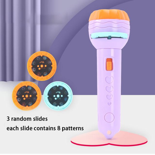 Baby Sleeping Storybook Flashlight Projector Flashlight Toys Early Education Toys Children's Gifts Lighting ToysE-1163