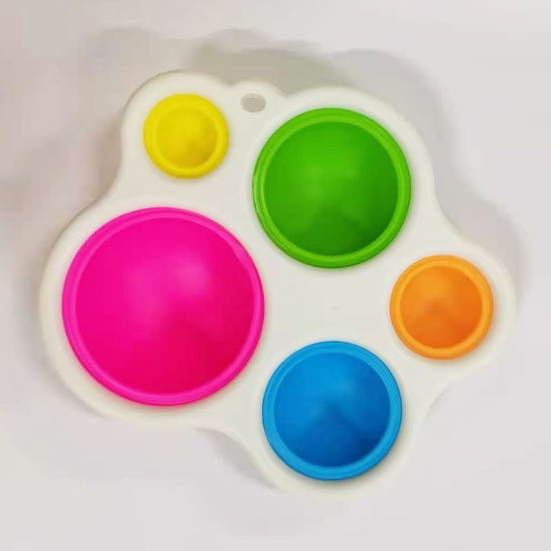 Simple Finger Exercise Montessori Board Toys Colorful Push Pops Montessori Fidget Decompression Toys for Baby Adult F3-53-1
