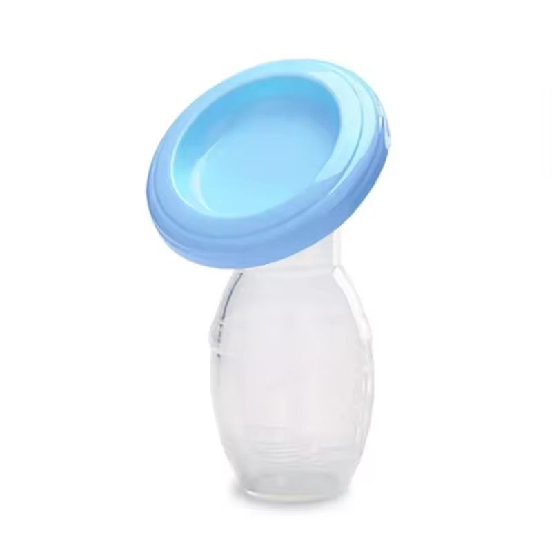 Manual Silicone Breast Pump, Food Grade Breast Milk Collector L---16