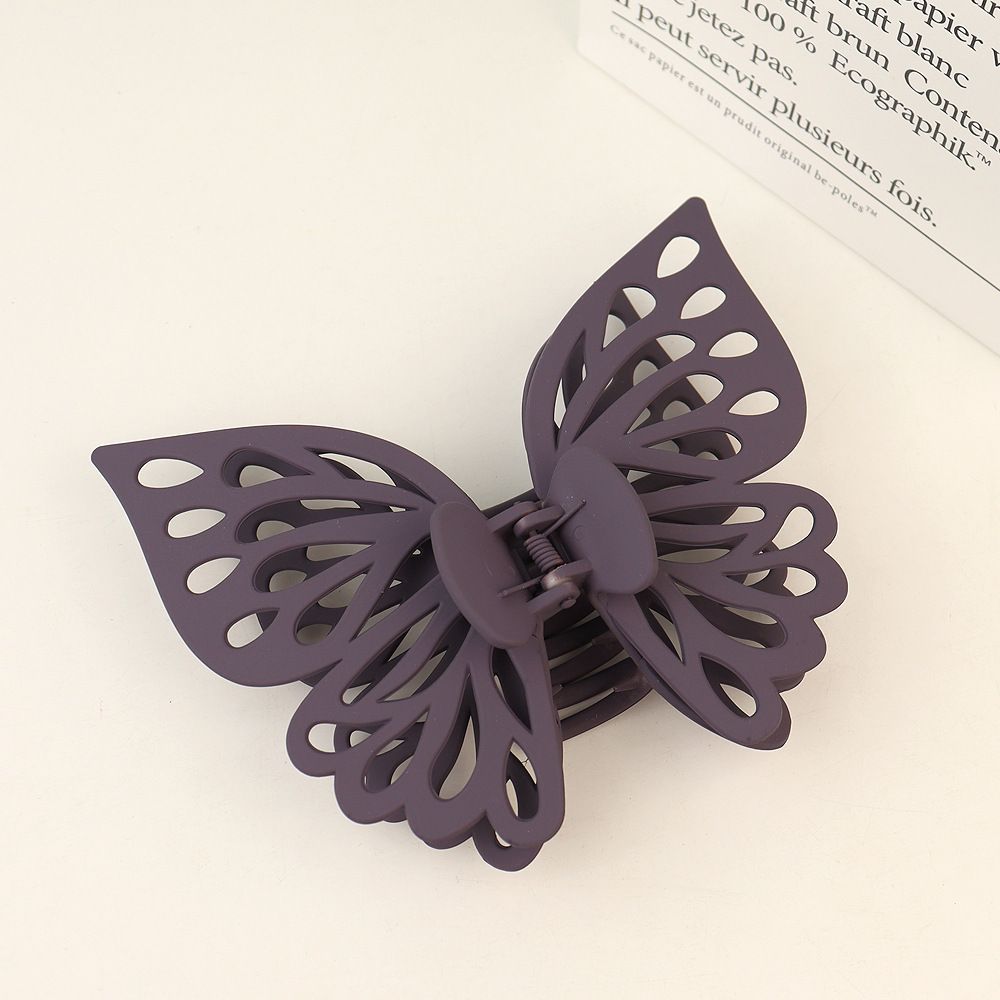 Butterfly Hair Claw Clip Women's Extra Large Hair Claw Hollow Butterfly Hair Clip Women's Girl Party Hair Accessories 1 Piece C-359