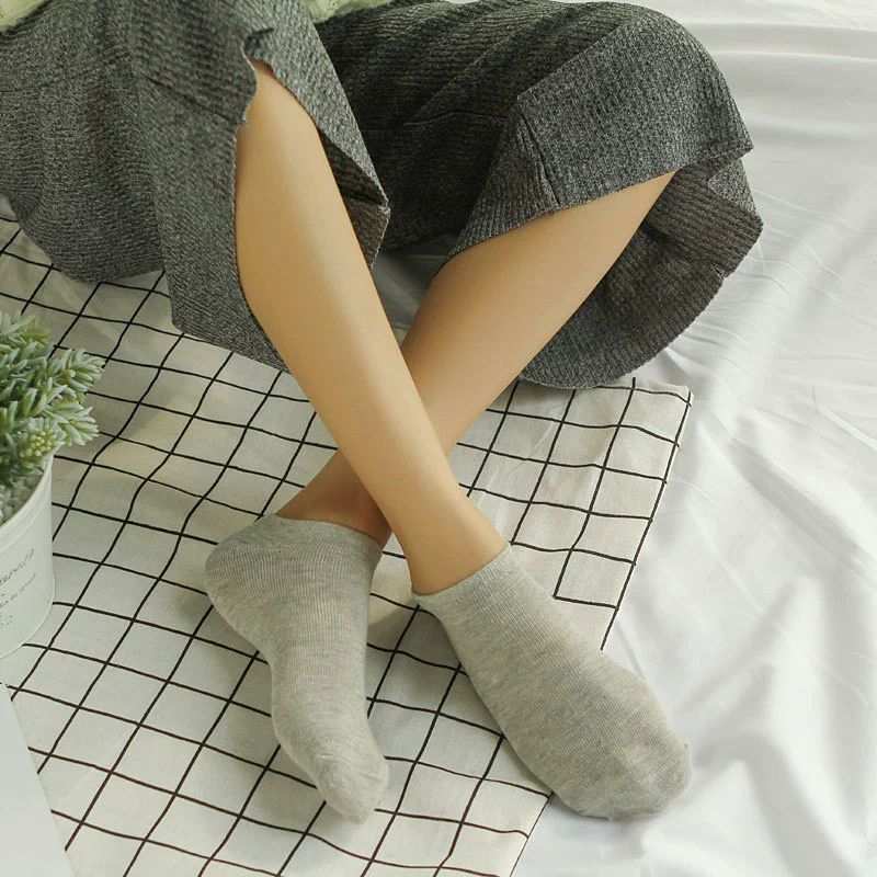 5pair/lot Candy Colors Women Ankle Socks Funny Cute Solid color Boat Socks Womens Lady Girl Art Sock Short Sox J-128
