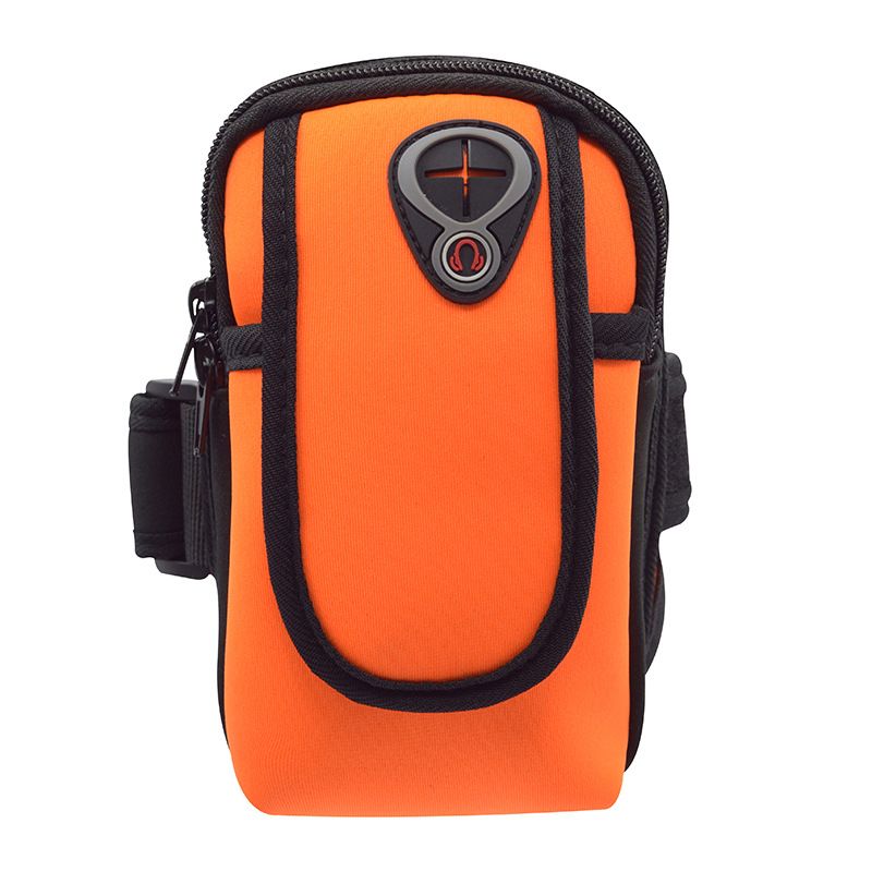 Sport Armband Running Flip Bag Case for iPhone Samsung Universal Smartphone Mobile Phone Earphone Holes Keys Arm Bags Pouch O-5-6