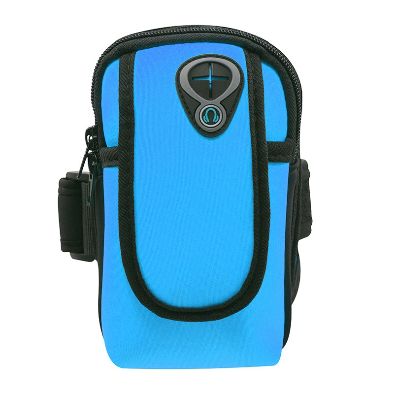 Sport Armband Running Flip Bag Case for iPhone Samsung Universal Smartphone Mobile Phone Earphone Holes Keys Arm Bags Pouch O-5-6
