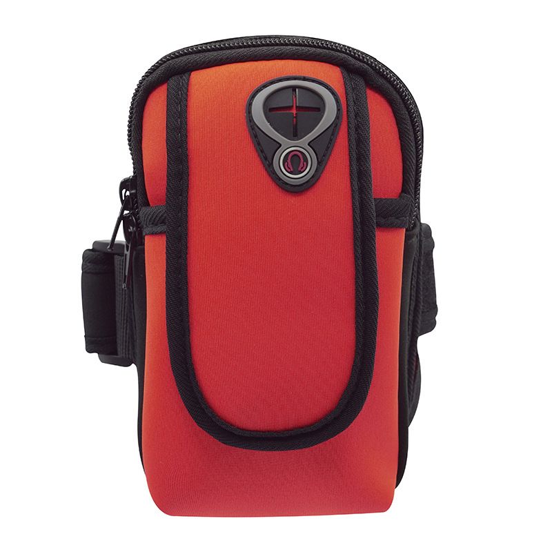 Sport Armband Running Flip Bag Case for iPhone Samsung Universal Smartphone Mobile Phone Earphone Holes Keys Arm Bags Pouch O-5-6