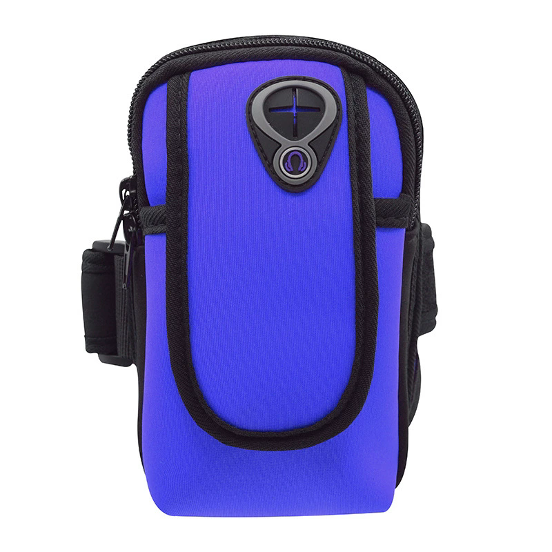 Sport Armband Running Flip Bag Case for iPhone Samsung Universal Smartphone Mobile Phone Earphone Holes Keys Arm Bags Pouch O-5-6
