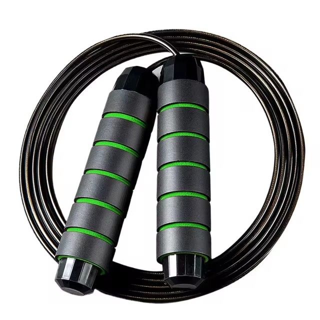 Weight-bearing Steel Wire Jump Rope Bearing Jump Rope Sports Fitness Exercise adjustable speed Crossfit Equipments Skipping F4-62