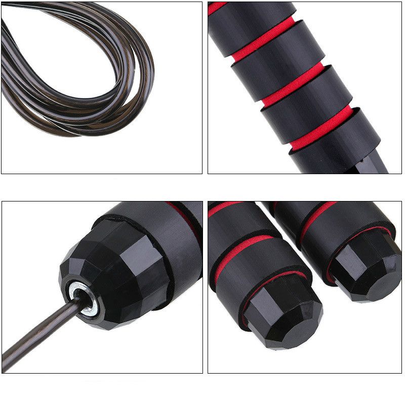 Weight-bearing Steel Wire Jump Rope Bearing Jump Rope Sports Fitness Exercise adjustable speed Crossfit Equipments Skipping F4-62