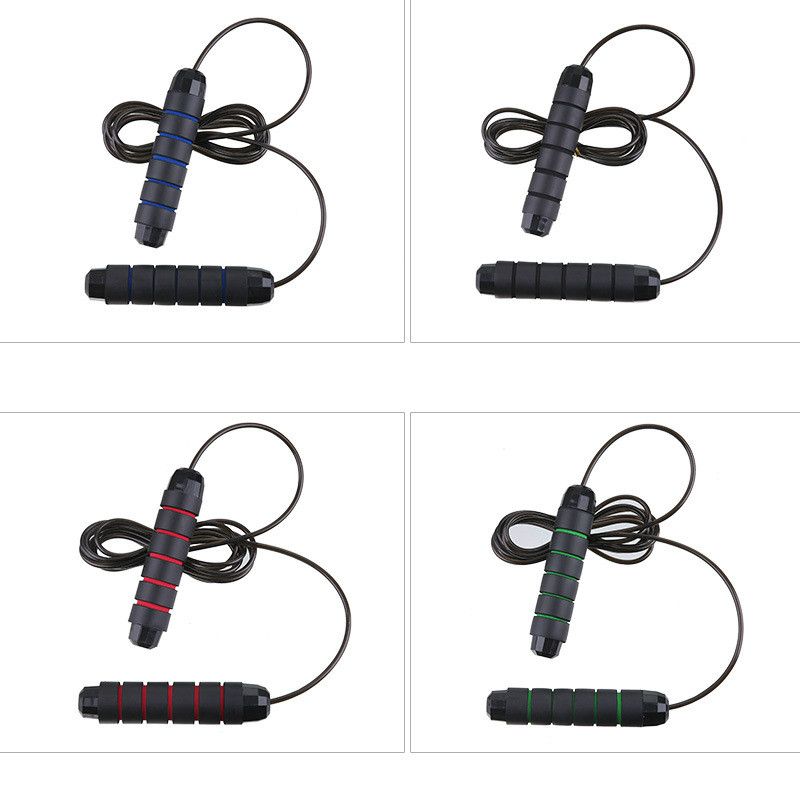 Weight-bearing Steel Wire Jump Rope Bearing Jump Rope Sports Fitness Exercise adjustable speed Crossfit Equipments Skipping F4-62