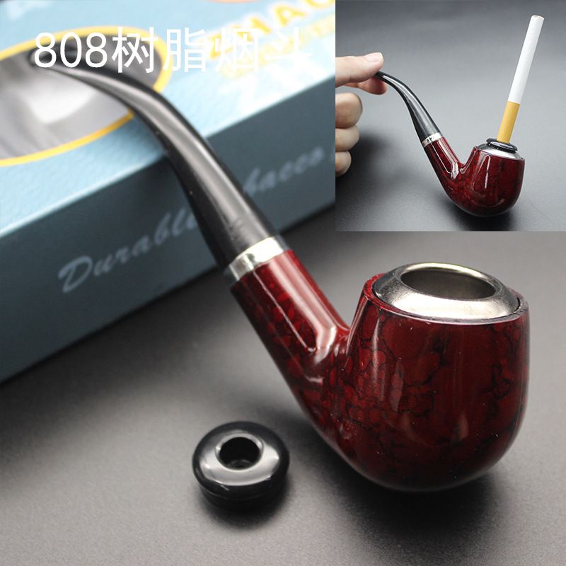 1 piece of neo-classical wooden pipe with rubber ring for the best gift E-469