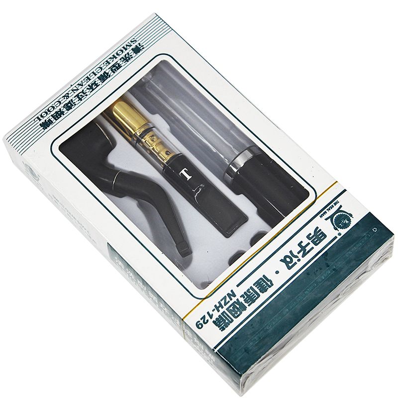 1 Set Mini Smoking Tobacco Pipe With Cigarette Filters Smoking Accessories  E-490