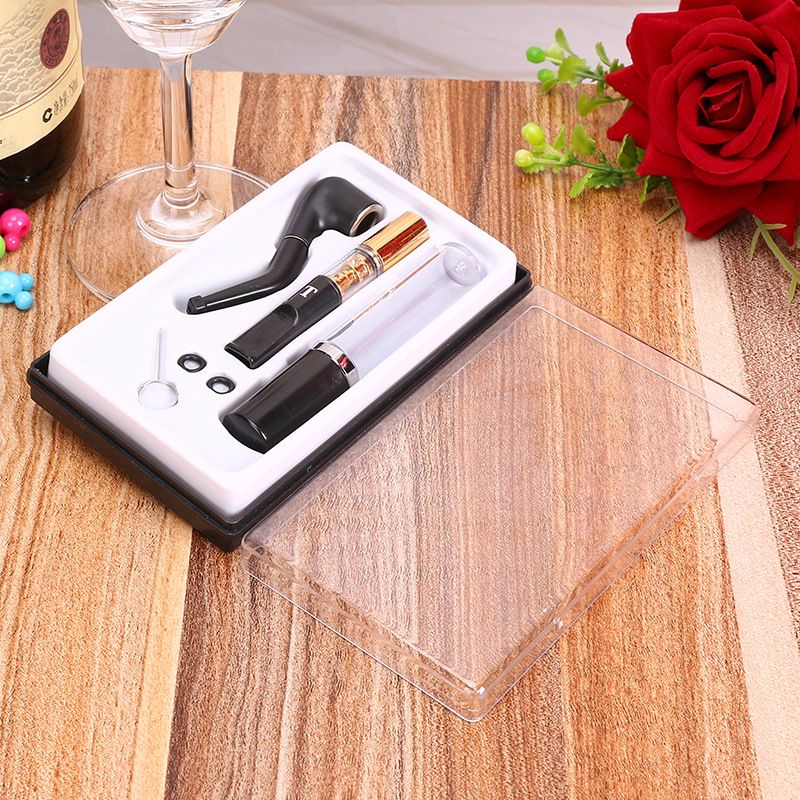 1 Set Mini Smoking Tobacco Pipe With Cigarette Filters Smoking Accessories  E-490
