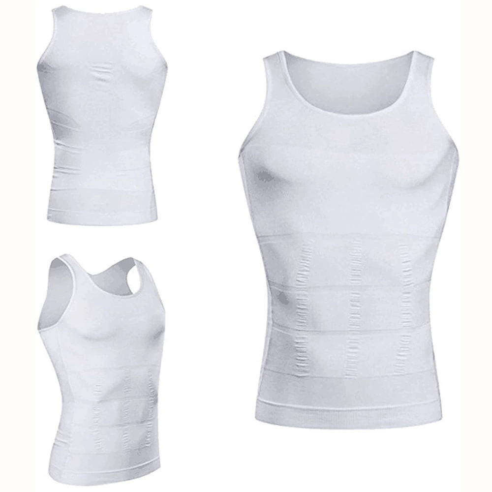 Men's Slimming Body Shapewear Corset Vest Shirt Compression Abdomen Tummy Belly Control Slim Waist Cincher Underwear FZ--85