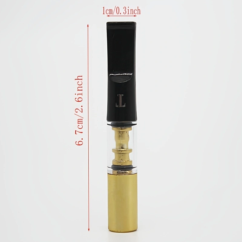 1 Set Mini Smoking Tobacco Pipe With Cigarette Filters Smoking Accessories  E-490