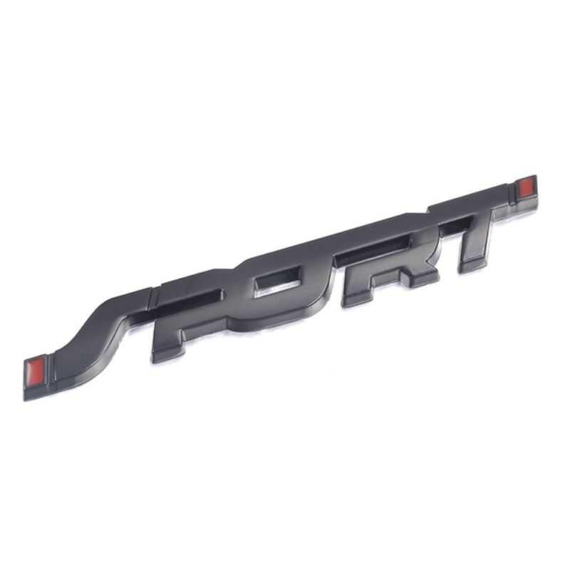 1pc Car Accessories Sticker Styling Metal 3D Chrome Black Auto Car Trunk Racing Sport Word Letter Logo Emblem Badge Decal Sticker E-1286
