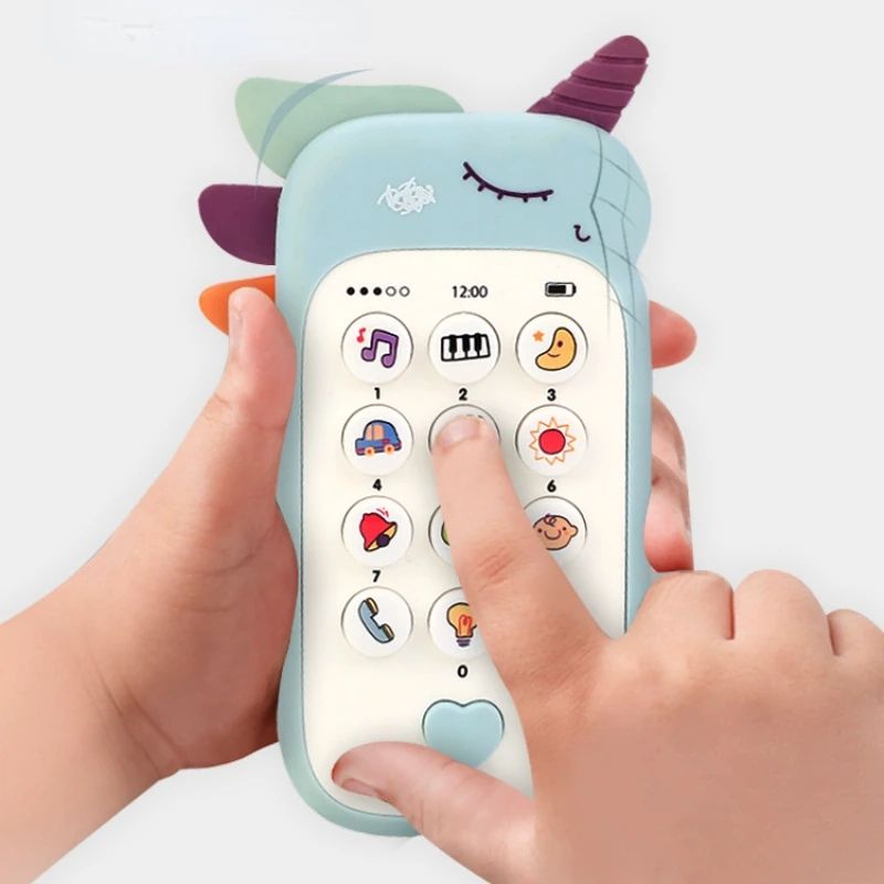 Baby Phone Toy Music Sound Telephone Sleeping Toys with Teether Simulation Toys Phone Infant Early Educational Toy Kids Gifts
C-337