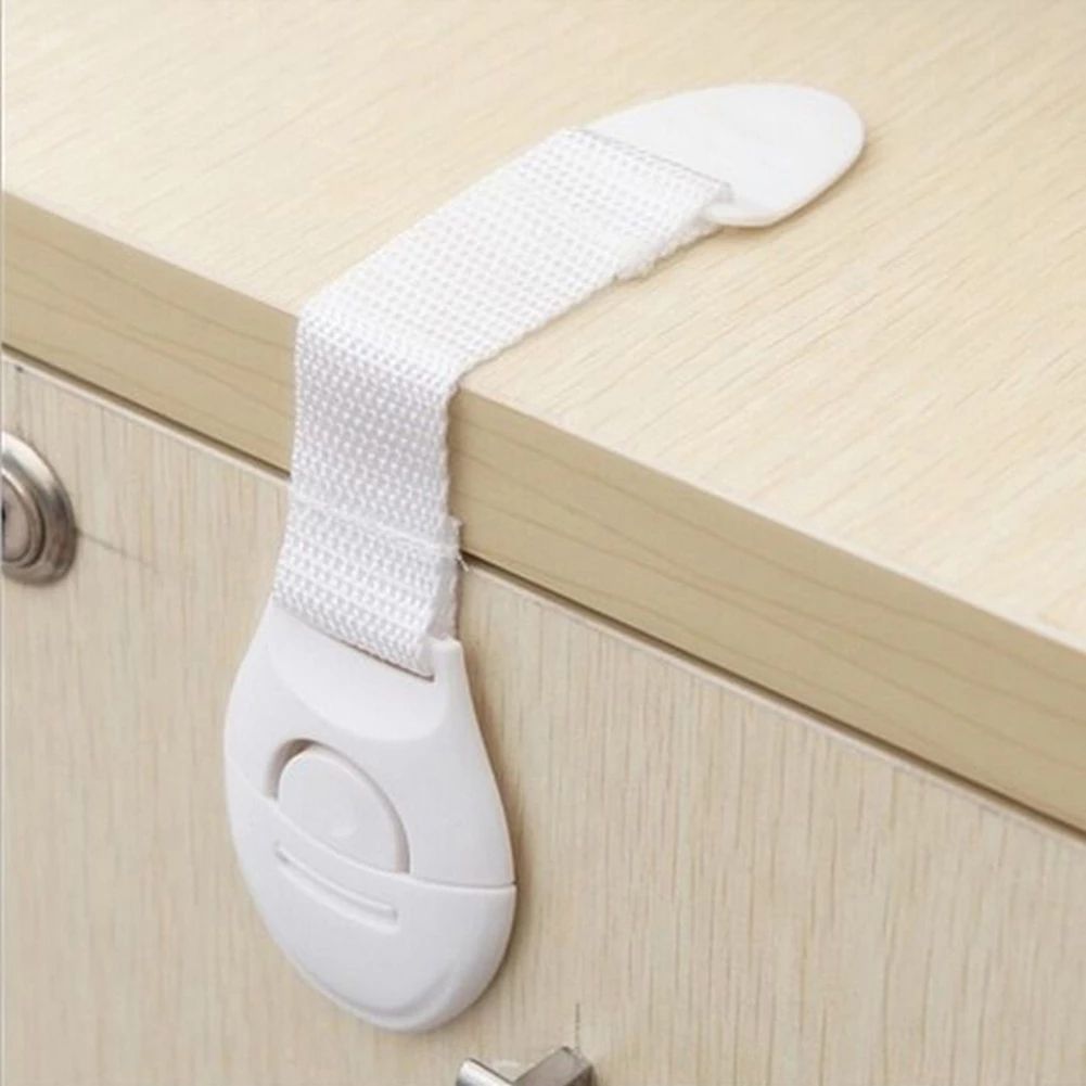 10pcs Child Safety Cabinet Lock Baby Proof Security Protector Drawer Door Cabinet Lock Plastic Protection Kids Safety Door Lock E-1141
