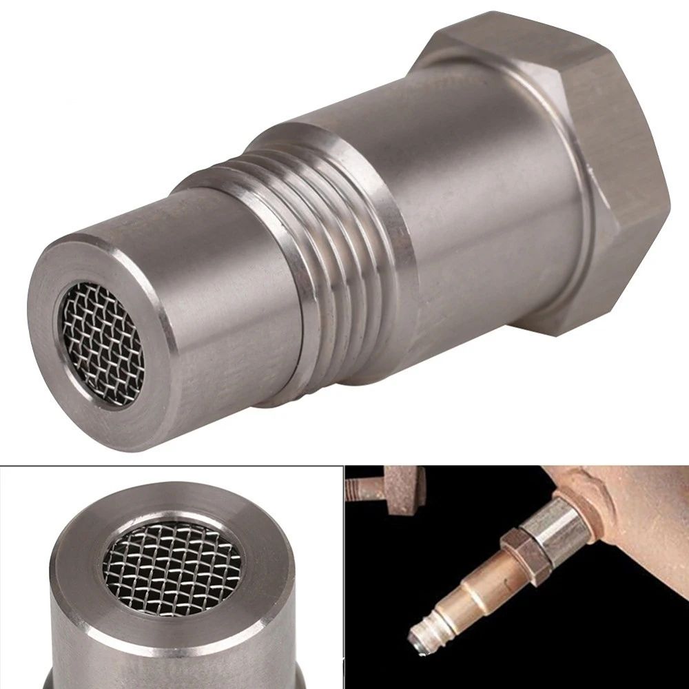 Universal Extension Filter Oxygen O2 Sensor Connector Extender Spacer Internal Thread M18*1.5 Stainless Steel Adapter Auto Parts C-284
