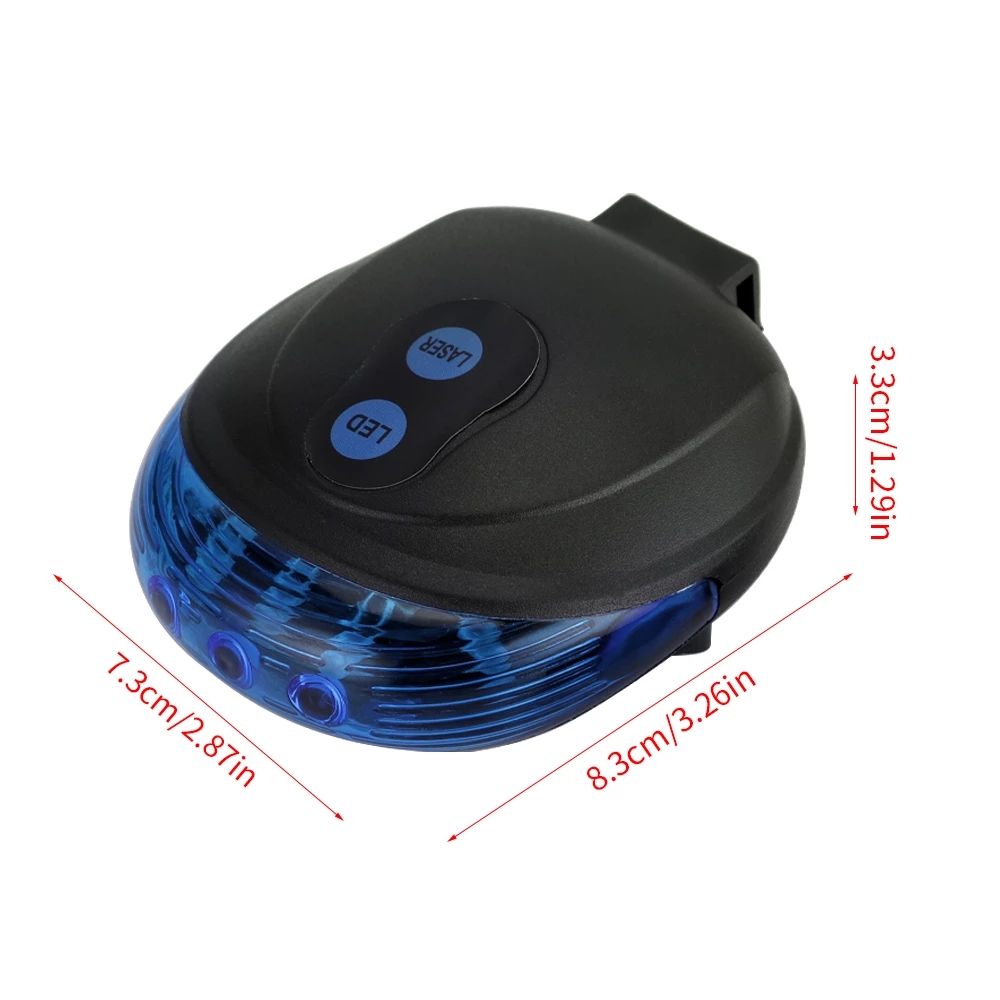 Waterproof Bicycle Cycling Lights Taillights LED Laser Safety Warning Bicycle Lights Bicycle Tail Bicycle Accessories Light E-1151