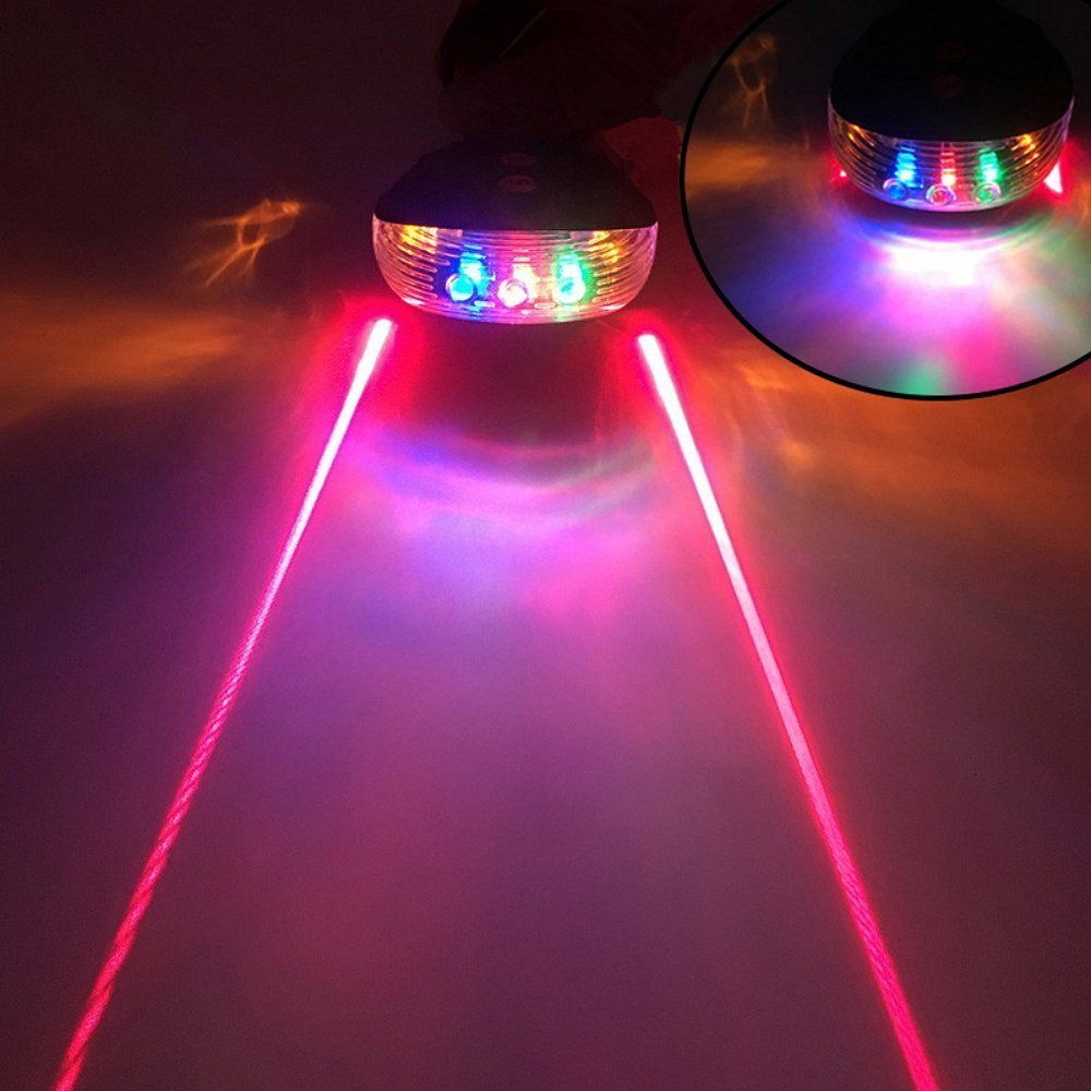Waterproof Bicycle Cycling Lights Taillights LED Laser Safety Warning Bicycle Lights Bicycle Tail Bicycle Accessories Light E-1151