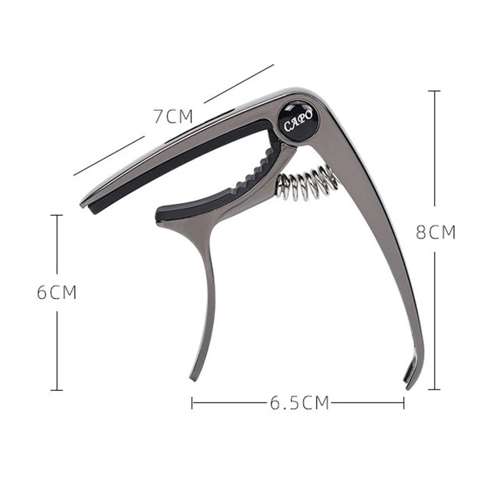 Guitar Capo For Acoustic Classic Electric Guitar Tone Adjust Metal Tuning Clamp Guitar Accessories Capotraste Quick Change Clip T-95
