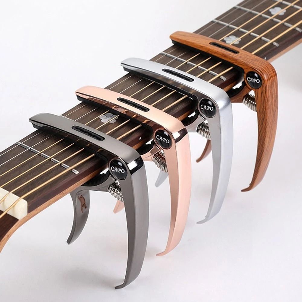 Guitar Capo For Acoustic Classic Electric Guitar Tone Adjust Metal Tuning Clamp Guitar Accessories Capotraste Quick Change Clip T-95