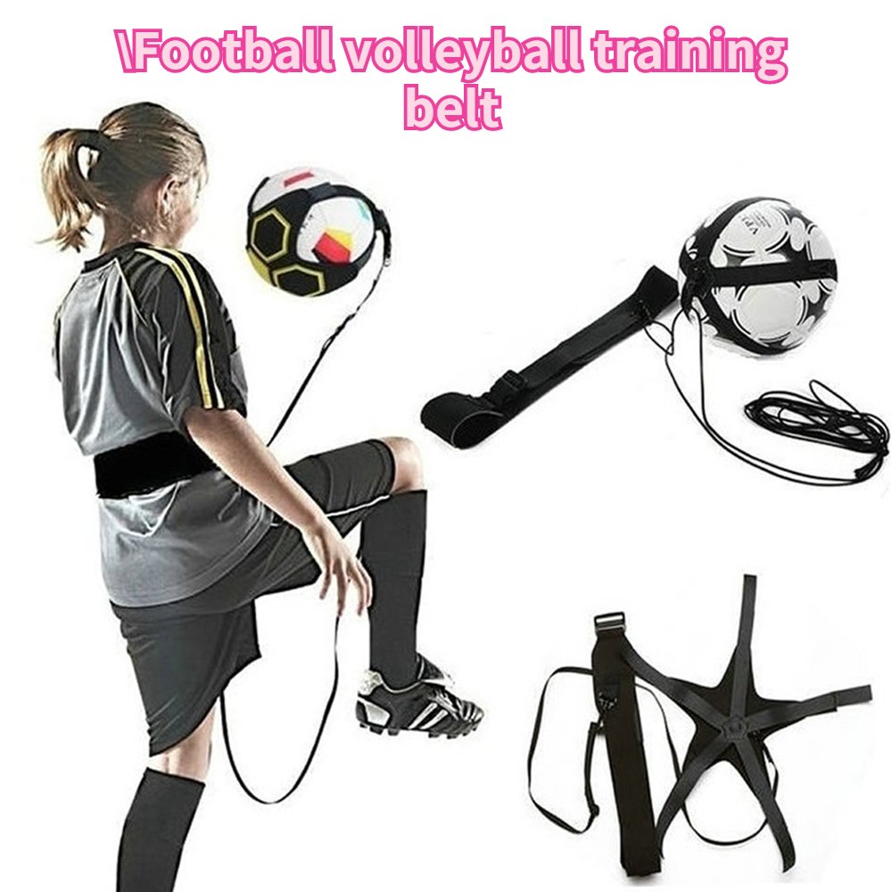 Adjustable Football Kick Trainer Soccer Ball Training Equipment Soccer Trainer Solo Practice Elastic Belt Sports Assistance FZ-389