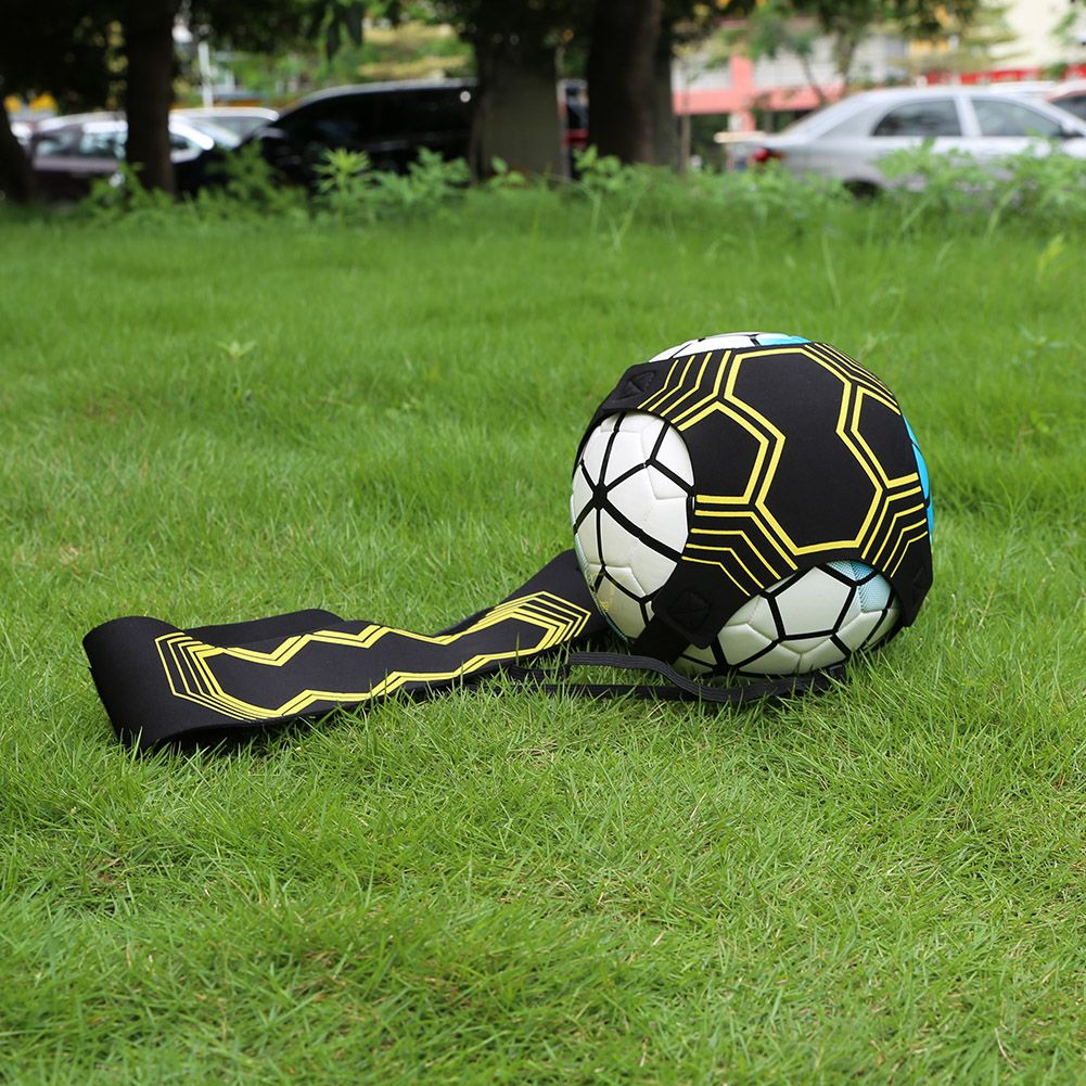 Adjustable Football Kick Trainer Soccer Ball Training Equipment Soccer Trainer Solo Practice Elastic Belt Sports Assistance FZ-389