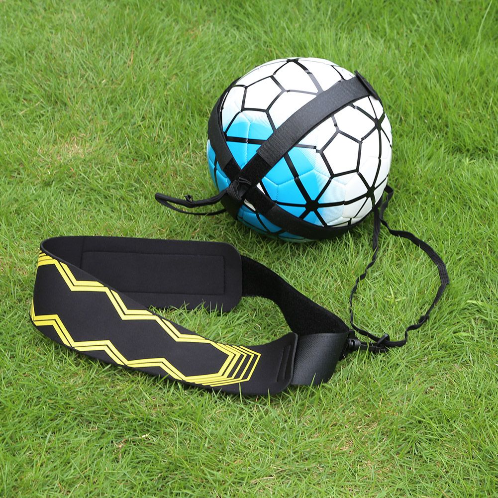 Adjustable Football Kick Trainer Soccer Ball Training Equipment Soccer Trainer Solo Practice Elastic Belt Sports Assistance FZ-389