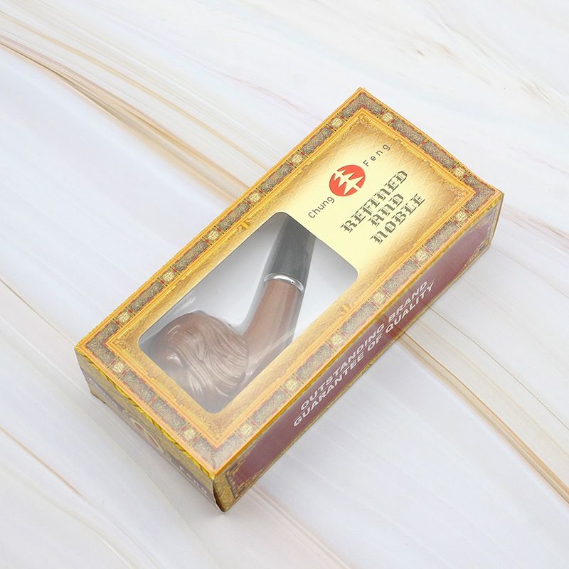 Lion Carved Tobacco Smoking Pipe Resin Herb Tobacco Filter Pipe Smoking Tobacco Holder Pipe Herb Tobacco Pipe Mouthpiece Holder E-1081