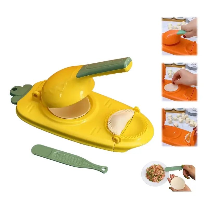 2 in1 Dumpling Maker Machine Manual Pressing Dumpling Skin Mold DIY Cooking Utensils Dumpling Dough Tool Pate Kitchen Gadget