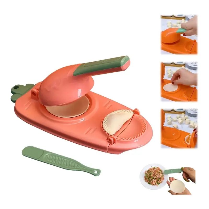 2 in1 Dumpling Maker Machine Manual Pressing Dumpling Skin Mold DIY Cooking Utensils Dumpling Dough Tool Pate Kitchen Gadget