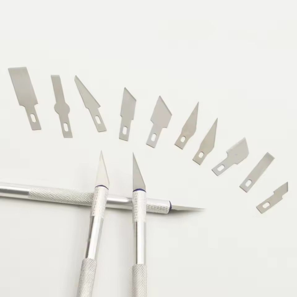 13pcs Carving Knife Craft Sculpture Paper Cutting Blade Precision Engraving Cutter Non-slip Hand Tool Diy Art Hobby Repair Set E-1255
