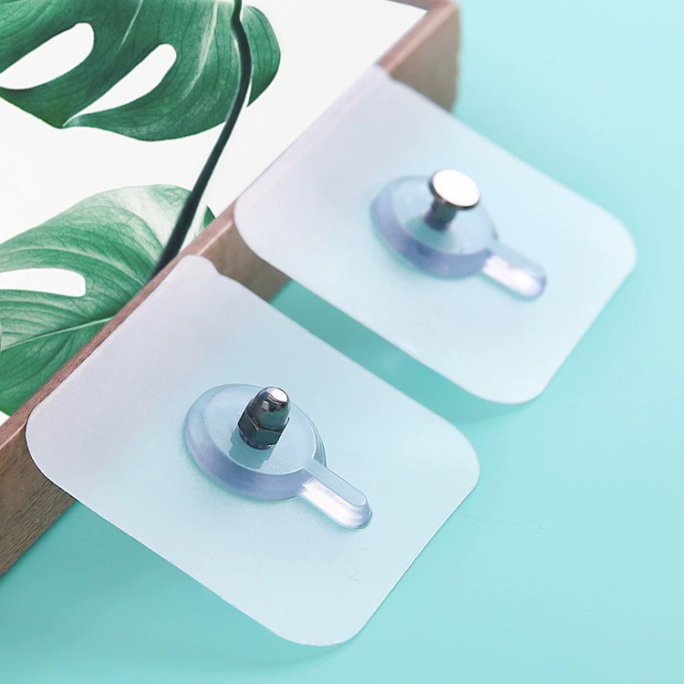 10pc Screw Nail No Punching Strong Viscose Hook Sticker Wall Photo Frame Hanger Nail-free Sticky Hook Wall Hanging Nail
C-336