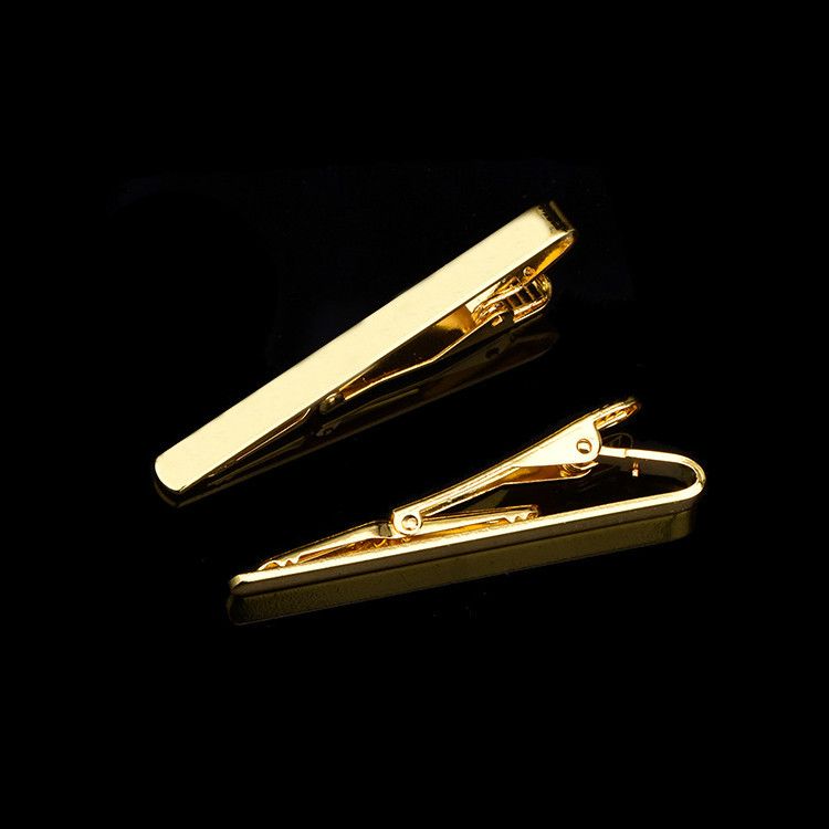 Men's Tie Clip Classic Tie Clip Silver Gold Black Tie Clip Suitable For Wedding Anniversary Business And Daily Life  A-841