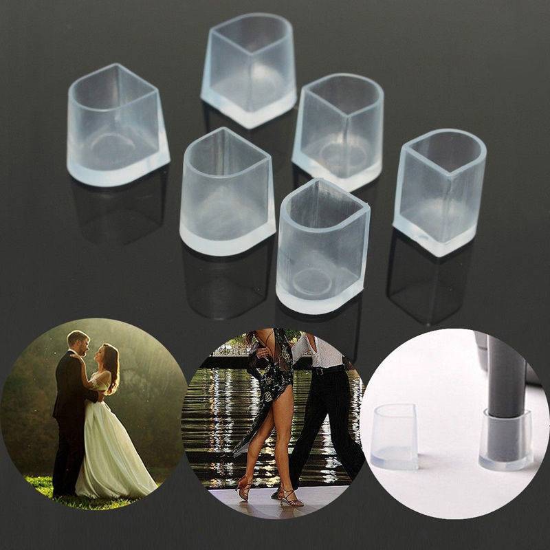 1Pair/lot Heel Protectors High Heeler Antislip Silicone Heel Stopper Latin Stiletto Dancing Cover For Bridal Wedding Party  J-16-1