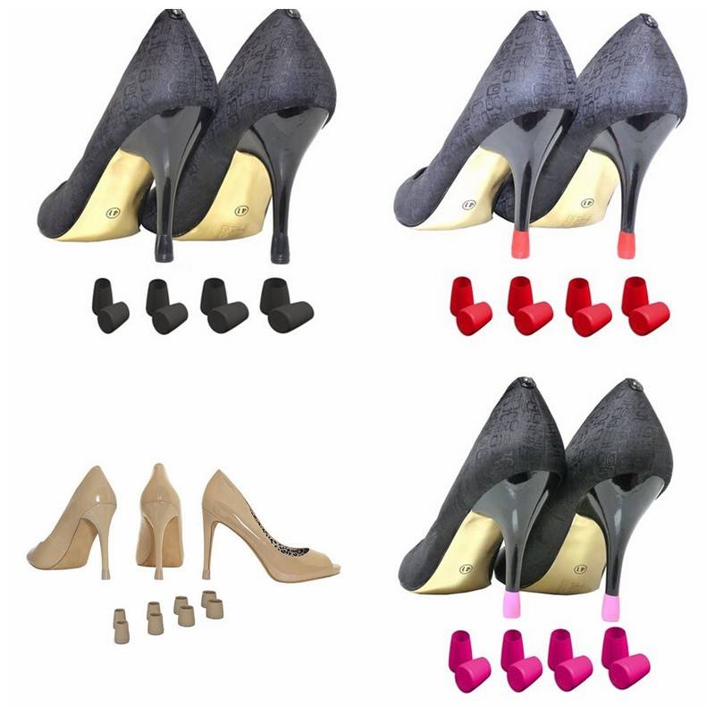 1 pairs High Stiletto Heeled High Heel Protectors Heel Stoppers Shoes Covers Caps For Lawn Wedding Party(XS,S,M,L)J-145-2