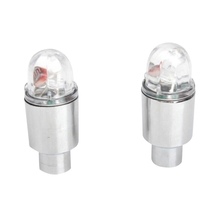 2pcs Car Bikes Motorcycle LED Tire Spoke Interior Valve Cap Light with Motion Sensor Wheel Hub Lamp for Night Driving Decoration  E-589-1