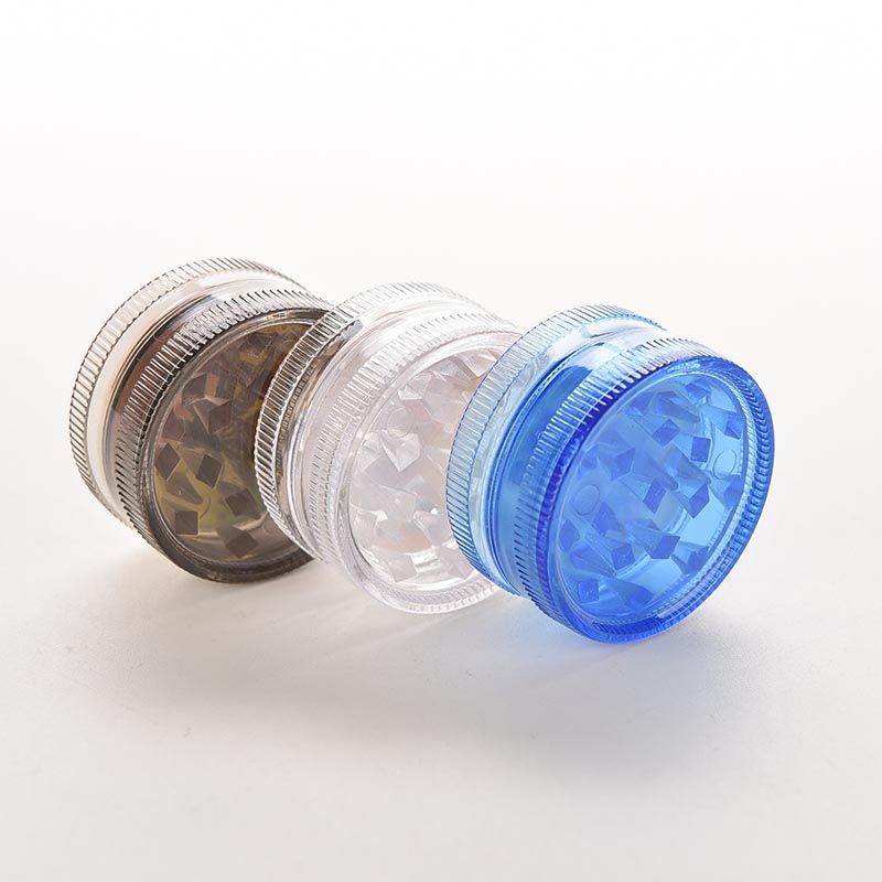 Kitchen Use Round Shape Hard Plastic Herbal Herb Cigar Tobacco Grinder Smoke Spice Crusher Hand Muller B2-167-2
